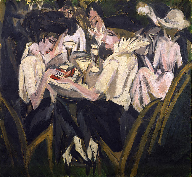 Ernst Ludwig Kirchner Im CafEgarten